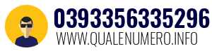 Numero di telefono 0393356335296 0393356335296