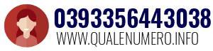 Numero di telefono 0393356443038 0393356443038