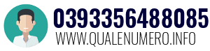 Numero di telefono 0393356488085 0393356488085