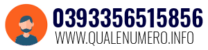 Numero di telefono 0393356515856 0393356515856