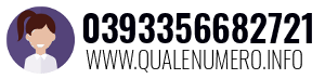Numero di telefono 0393356682721 0393356682721