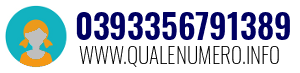 Numero di telefono 0393356791389 0393356791389