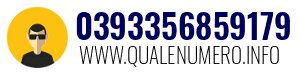 Numero di telefono 0393356859179 0393356859179