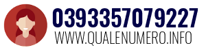 Numero di telefono 0393357079227 0393357079227
