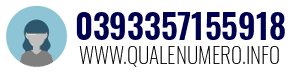 Numero di telefono 0393357155918 0393357155918