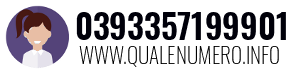 Numero di telefono 0393357199901 0393357199901