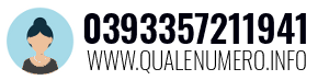 Numero di telefono 0393357211941 0393357211941