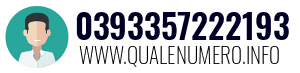 Numero di telefono 0393357222193 0393357222193