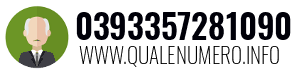 Numero di telefono 0393357281090 0393357281090