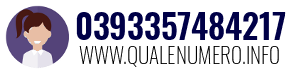 Numero di telefono 0393357484217 0393357484217