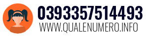 Numero di telefono 0393357514493 0393357514493