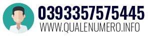 Numero di telefono 0393357575445 0393357575445