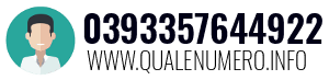 Numero di telefono 0393357644922 0393357644922