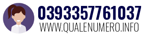 Numero di telefono 0393357761037 0393357761037