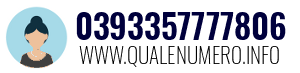Numero di telefono 0393357777806 0393357777806