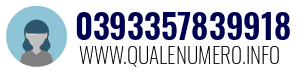 Numero di telefono 0393357839918 0393357839918