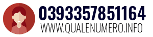 Numero di telefono 0393357851164 0393357851164