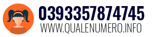 Numero di telefono 0393357874745 0393357874745