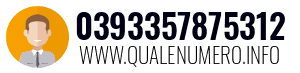 Numero di telefono 0393357875312 0393357875312