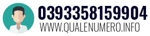 Numero di telefono 0393358159904 0393358159904