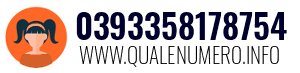 Numero di telefono 0393358178754 0393358178754