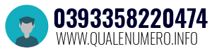 Numero di telefono 0393358220474 0393358220474