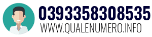 Numero di telefono 0393358308535 0393358308535