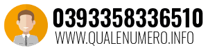 Numero di telefono 0393358336510 0393358336510