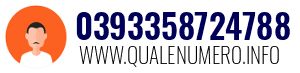 Numero di telefono 0393358724788 0393358724788