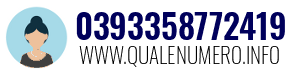 Numero di telefono 0393358772419 0393358772419
