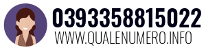 Numero di telefono 0393358815022 0393358815022