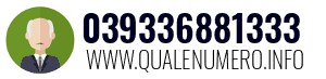 Numero di telefono 039336881333 039336881333