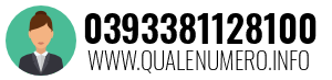 Numero di telefono 0393381128100 0393381128100