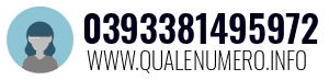 Numero di telefono 0393381495972 0393381495972