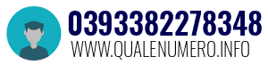 Numero di telefono 0393382278348 0393382278348