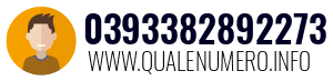 Numero di telefono 0393382892273 0393382892273
