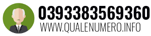 Numero di telefono 0393383569360 0393383569360