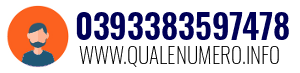 Numero di telefono 0393383597478 0393383597478