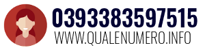 Numero di telefono 0393383597515 0393383597515