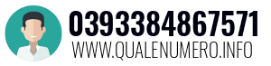 Numero di telefono 0393384867571 0393384867571