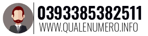 Numero di telefono 0393385382511 0393385382511