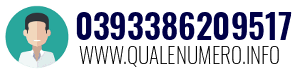 Numero di telefono 0393386209517 0393386209517