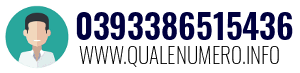 Numero di telefono 0393386515436 0393386515436