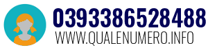 Numero di telefono 0393386528488 0393386528488