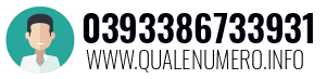 Numero di telefono 0393386733931 0393386733931