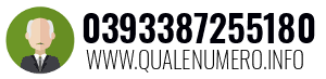 Numero di telefono 0393387255180 0393387255180