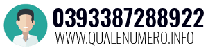 Numero di telefono 0393387288922 0393387288922