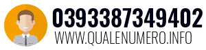 Numero di telefono 0393387349402 0393387349402