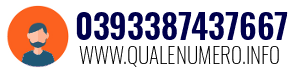 Numero di telefono 0393387437667 0393387437667