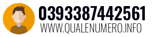 Numero di telefono 0393387442561 0393387442561